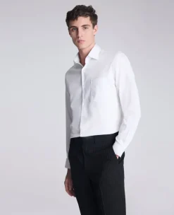 REACTION - Slim-Fit Button-Down Dress Shirt><noscript><img width=