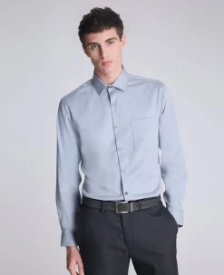 REACTION - Slim-Fit Button-Down Dress Shirt>Kenneth Cole Sale