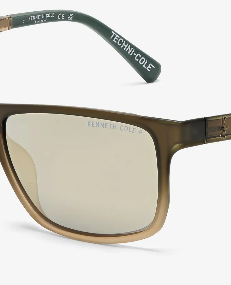 Rectangular Ultem Sunglasses>Kenneth Cole Sale