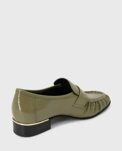 Reece Crinkle Patent Penny Loafer><noscript><img width=