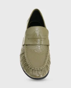 Reece Crinkle Patent Penny Loafer><noscript><img width=