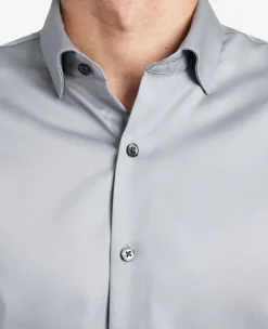 Regular-Fit Button-Down Stretch Dress Shirt with TEK FIT><noscript><img width=