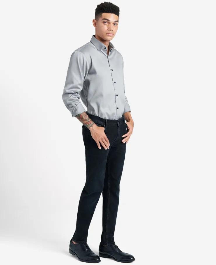 Regular-Fit Button-Down Stretch Dress Shirt with TEK FIT>Kenneth Cole Online