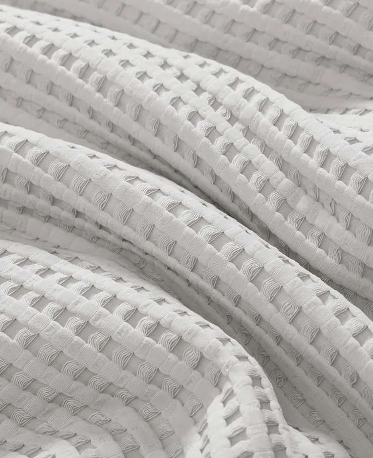 Reversible Solid Waffle Comforter Set>Kenneth Cole Discount