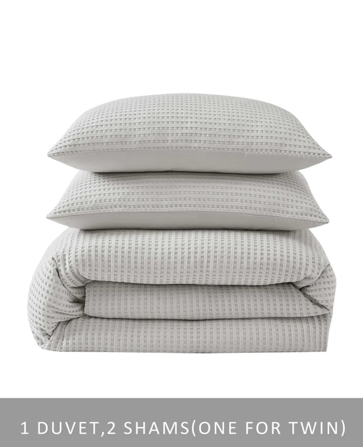 Reversible Solid Waffle Comforter Set>Kenneth Cole Discount