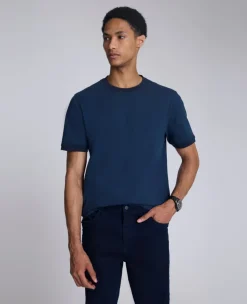 Ribbed Crewneck Tee>Kenneth Cole Clearance