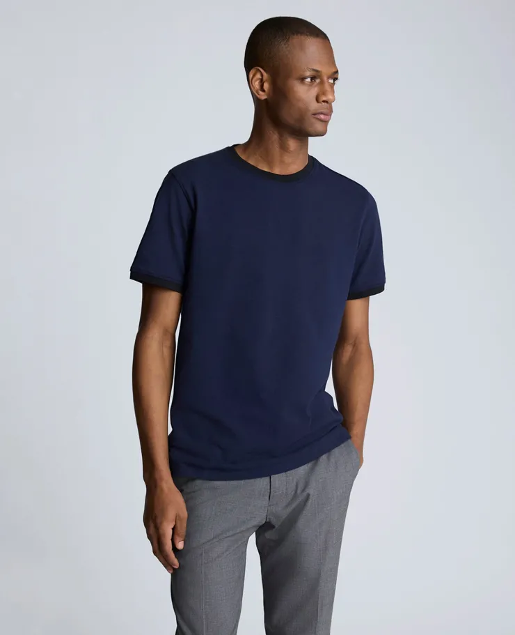 Ribbed Crewneck Tee>Kenneth Cole Online