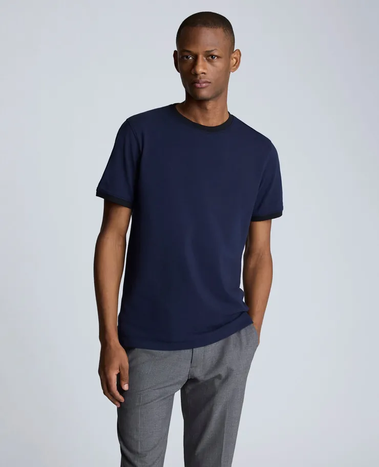 Ribbed Crewneck Tee>Kenneth Cole Online