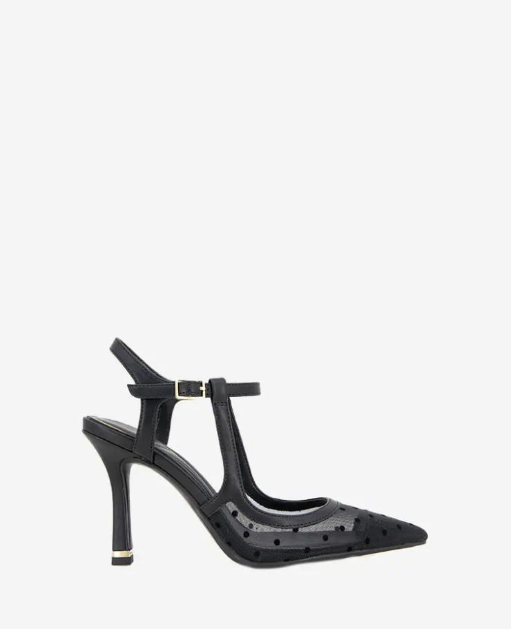 Romi Mesh Ankle Slingback Heel>Kenneth Cole Online