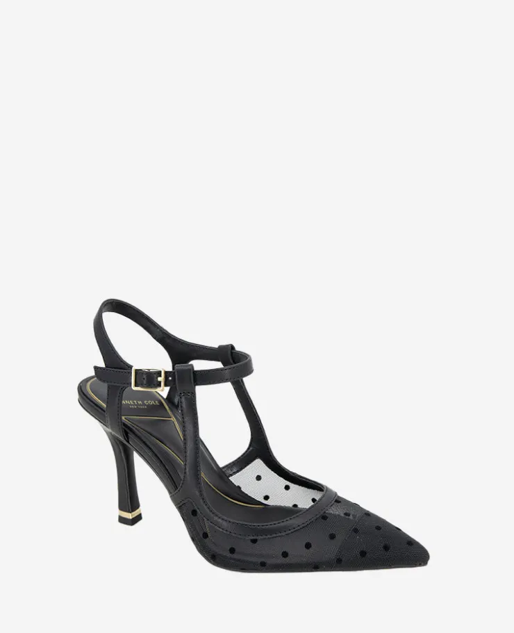 Romi Mesh Ankle Slingback Heel>Kenneth Cole Online