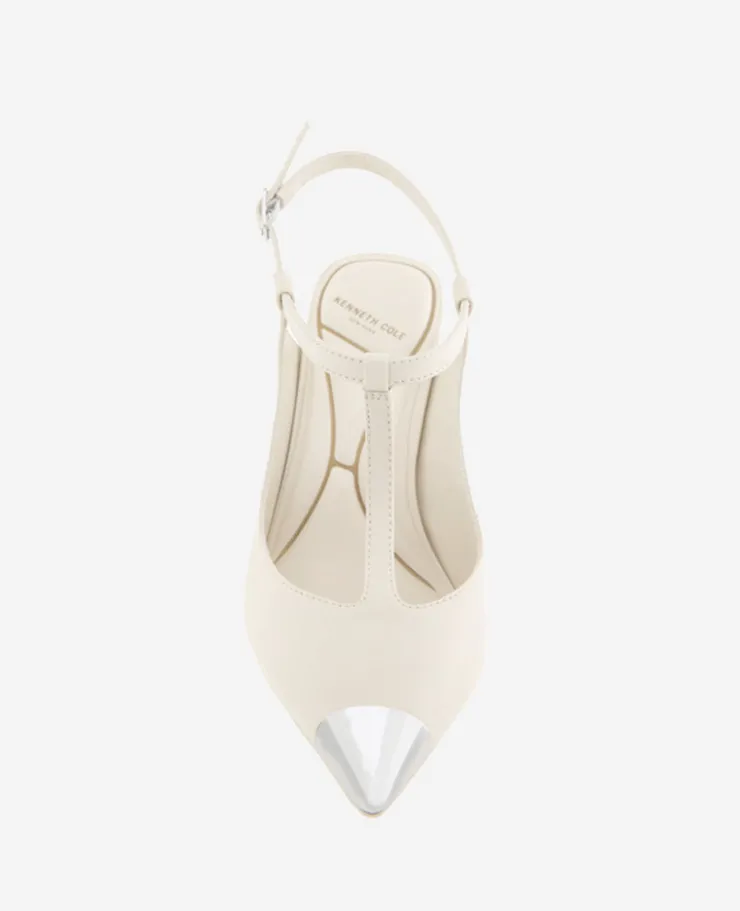Romi T-Strap Leather Slingback Heel>Kenneth Cole Sale