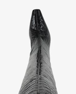 Rubia Croco Patent Tall Heel Boot><noscript><img width=