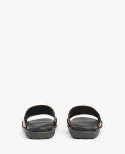 Sand-Y Beach Leather Slide Sandal><noscript><img width=