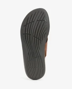 Sand-Y Beach Leather Slide Sandal><noscript><img width=