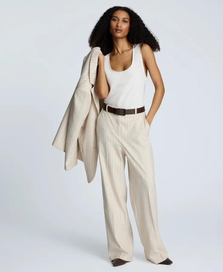 Satin Scoop Neck Tank>Kenneth Cole Outlet