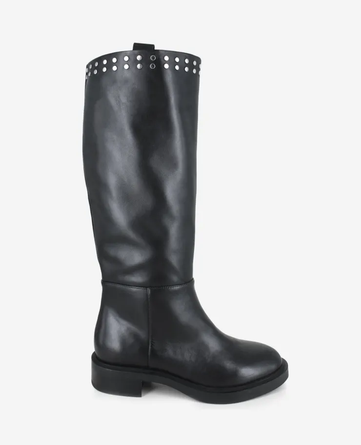 Scorpio Leather Stud Boot>Kenneth Cole New