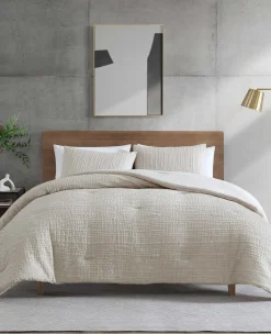 Serenity Wavy Lines Comforter Set>Kenneth Cole Discount