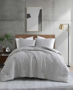 Serenity Wavy Lines Comforter Set><noscript><img width=