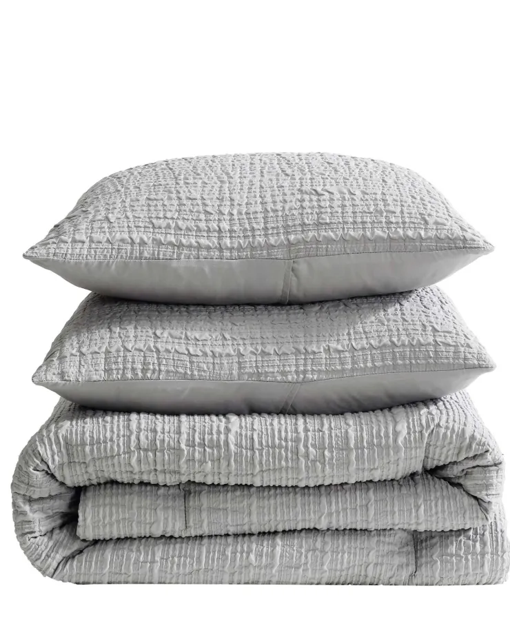 Serenity Wavy Lines Duvet Cover Set>Kenneth Cole Hot