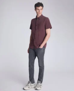 Short Sleeve Sportshirt with Chest Pocket><noscript><img width=