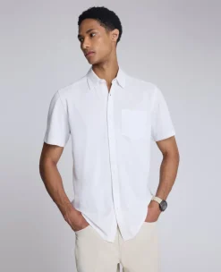 Short Sleeve Sportshirt with Chest Pocket>Kenneth Cole Sale