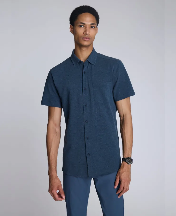 Short Sleeve Sportshirt with Chest Pocket>Kenneth Cole Online