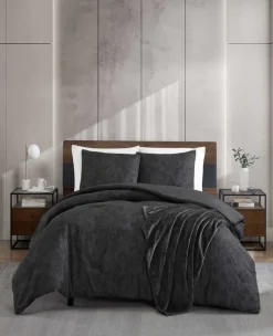 Silhouette Floral Comforter + Sham Set>Kenneth Cole New