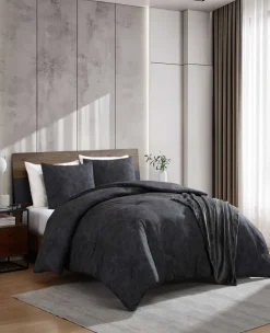 Silhouette Floral Comforter + Sham Set><noscript><img width=