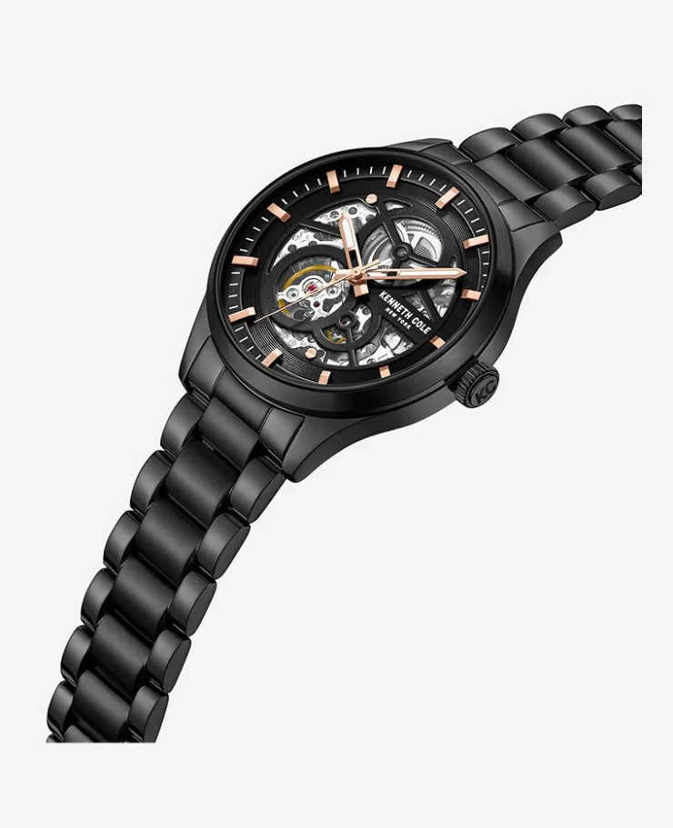 Skeleton Automatic Bracelet Watch>Kenneth Cole New
