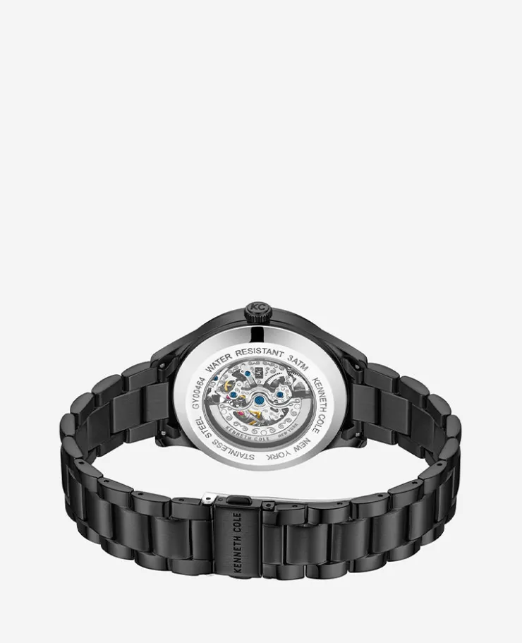 Skeleton Automatic Bracelet Watch>Kenneth Cole New