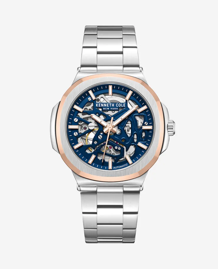 Skeleton Automatic Bracelet Watch>Kenneth Cole Discount