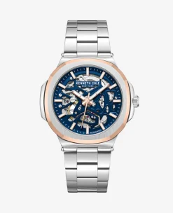 Skeleton Automatic Bracelet Watch>Kenneth Cole Discount