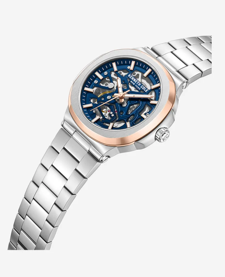 Skeleton Automatic Bracelet Watch>Kenneth Cole Discount