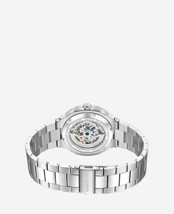 Skeleton Automatic Bracelet Watch>Kenneth Cole Discount
