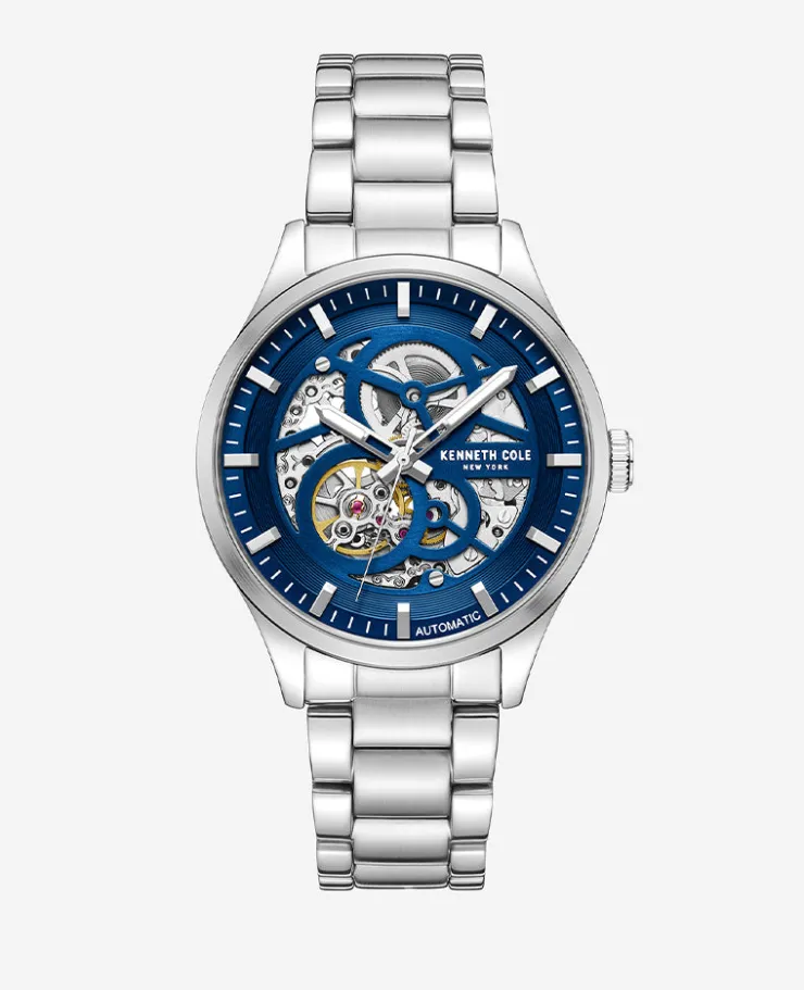 Skeleton Automatic Bracelet Watch>Kenneth Cole Discount