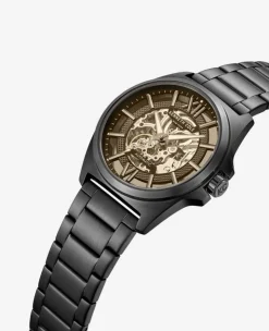 Skeleton Automatic Bracelet Watch><noscript><img width=