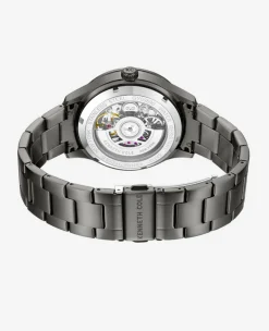 Skeleton Automatic Metal Bracelet Watch><noscript><img width=