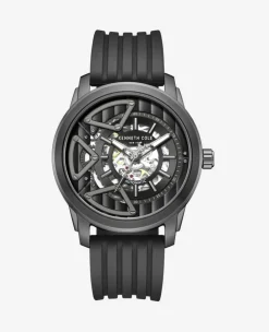 Skeleton Automatic Silicone Watch>Kenneth Cole Best