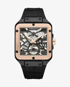 Skeleton Automatic Silicone Watch>Kenneth Cole Sale
