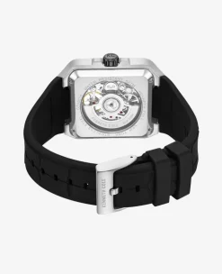 Skeleton Automatic Silicone Watch><noscript><img width=
