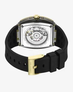Skeleton Automatic Silicone Watch><noscript><img width=