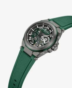 Skeleton Automatic Silicone Watch><noscript><img width=