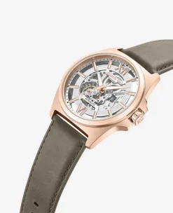 Skeleton Automatic Strap Watch><noscript><img width=