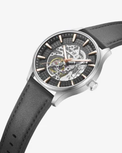 Skeleton Automatic Strap Watch><noscript><img width=