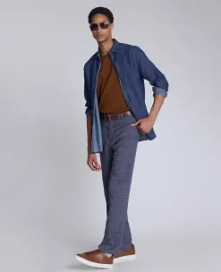 Slim Fit Prince of Wales Plaid Dress Pant><noscript><img width=