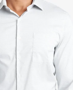 Slim Fit Sustainable Stretch Collar Solid Dress Shirt with TEK FIT><noscript><img width=