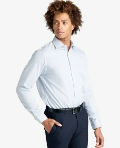 Slim-Fit Button-Down Stretch Dress Shirt with TEK FIT>Kenneth Cole New