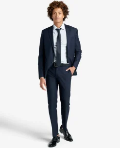 Slim-Fit Button-Down Stretch Dress Shirt with TEK FIT><noscript><img width=