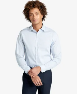 Slim-Fit Button-Down Stretch Dress Shirt with TEK FIT><noscript><img width=