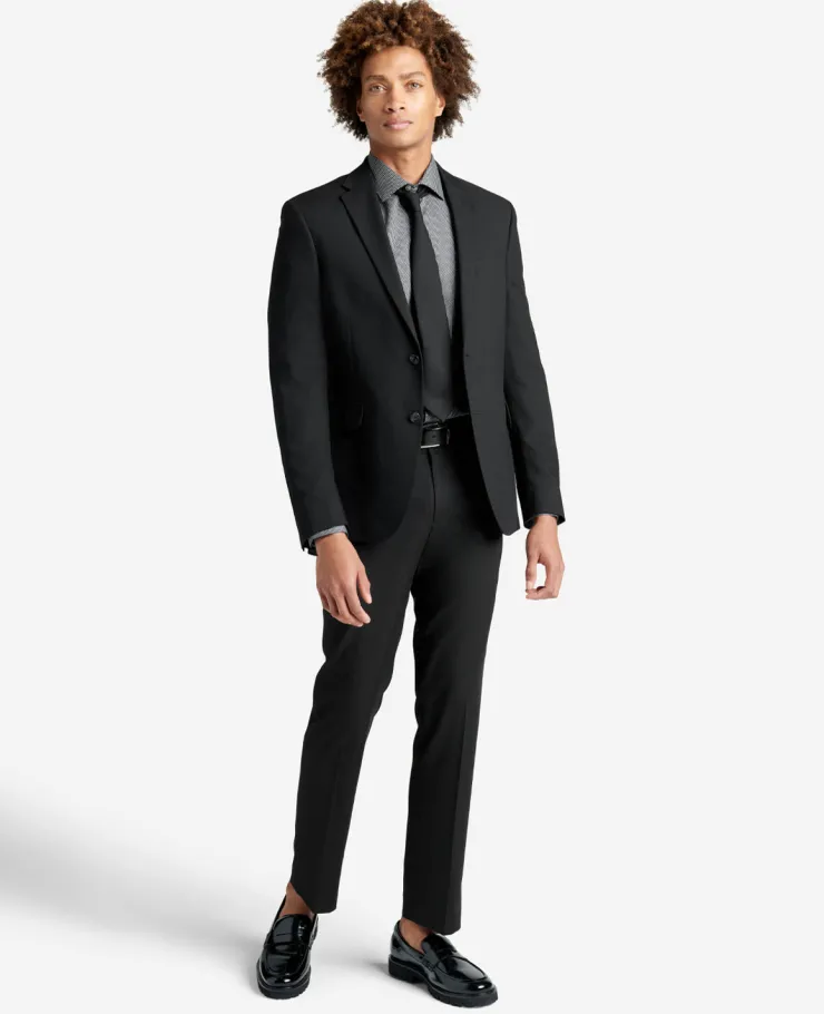 Slim-Fit Button-Down Stretch Dress Shirt with TEK FIT>Kenneth Cole New